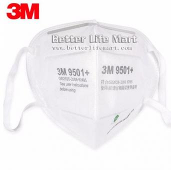 3M 9501+ KN95 Particulate Respirator Face Mask, 50pcs/bag, clearance sale
